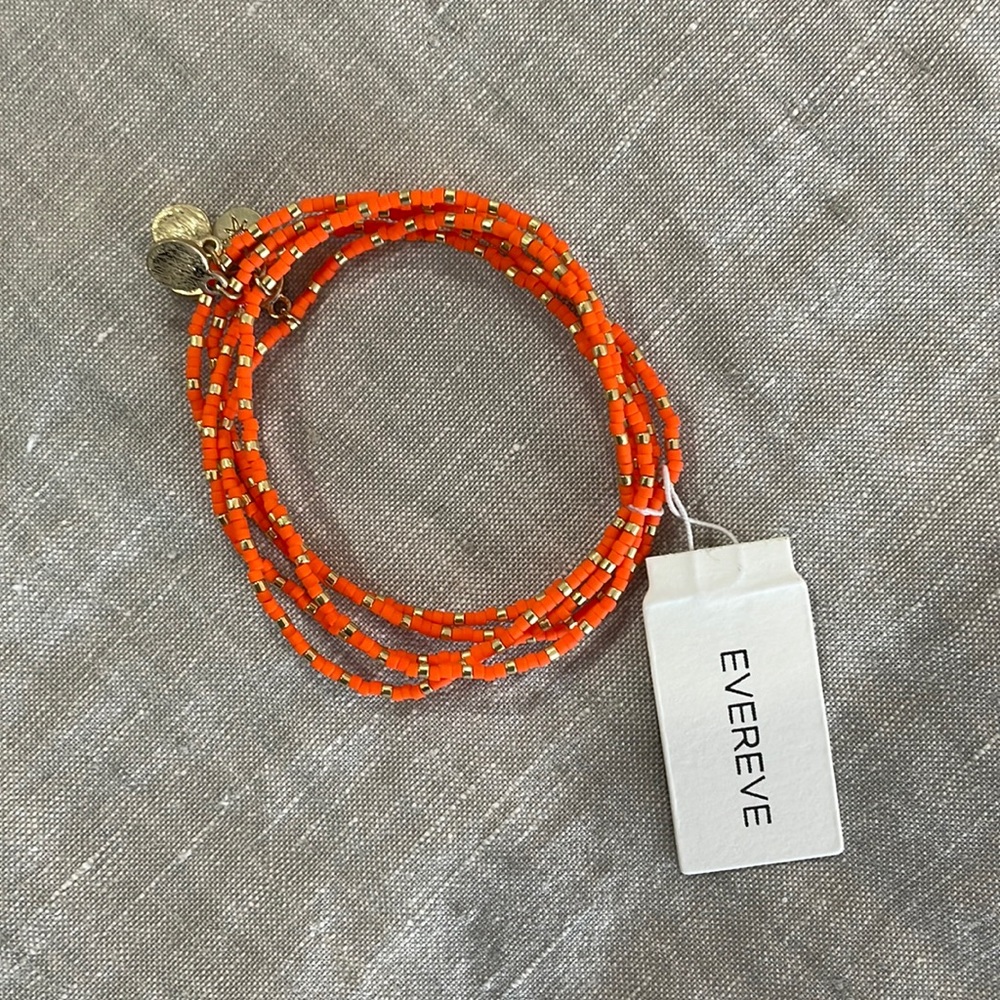 NWT! Evereve bead 5 bracelet stack